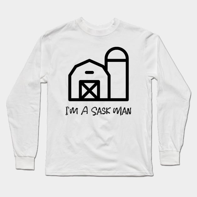 I'm a Sask Man Long Sleeve T-Shirt by Canada Tees